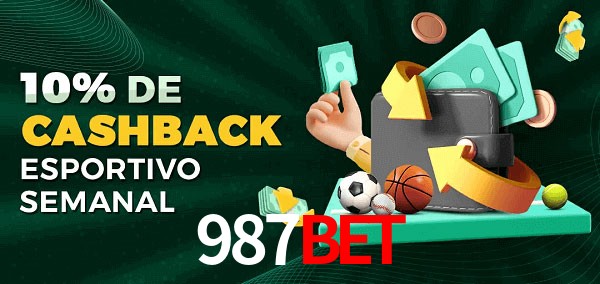 10% de bônus de cashback na 987Bet